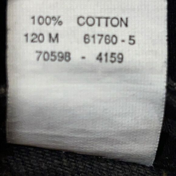 LEVI STRAUSS & CO Black Denim Jacket with Beaded Trim-XL - Picture 11 of 11